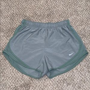 Army Green Women’s Dry Tempo Core Running Shorts!
